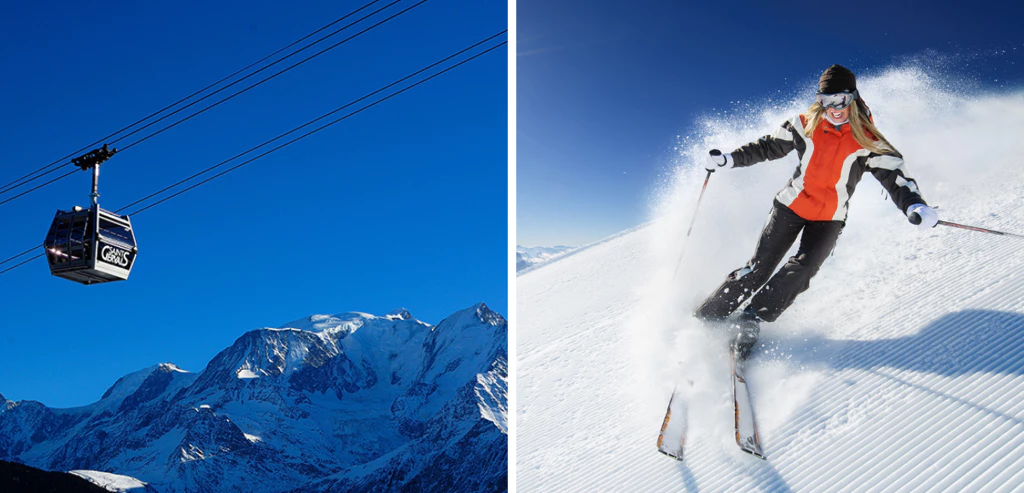 Ski, snow & fun au pied du massif du Mont-Blanc